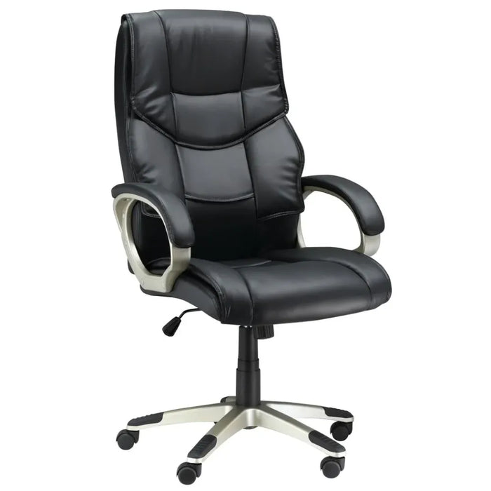 Executive Computer Office Desk Chair PU Leather Swivel Chairs High Back