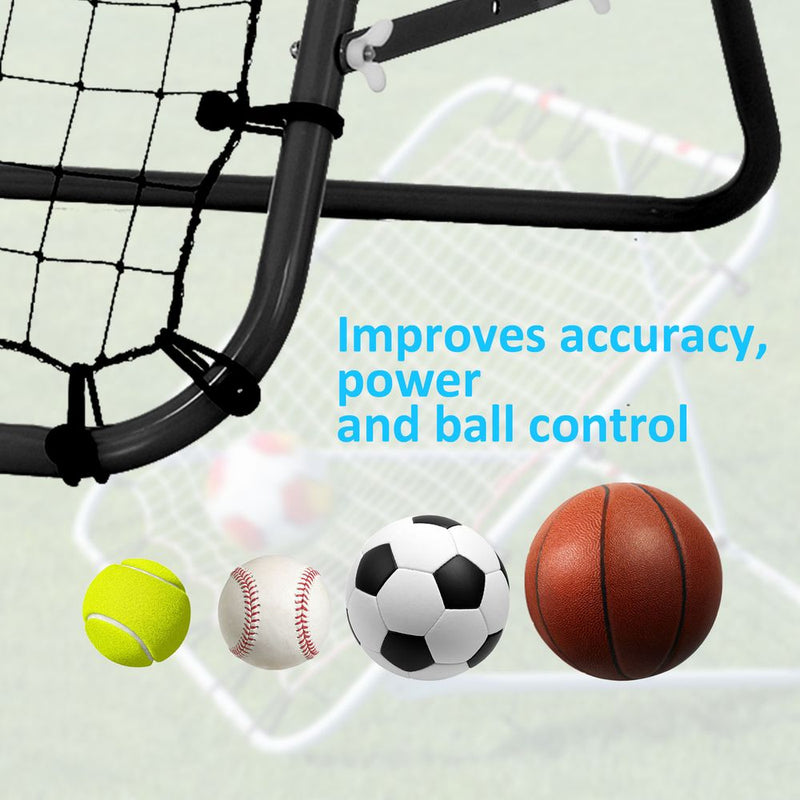 Pro Rebounder Net: Football Training Aid for Kids & Adults - Adjustable & Durable - HOMCOM