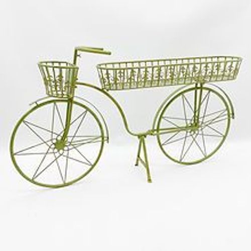 138CM LEAF GREEN BICYCLE PLANTER