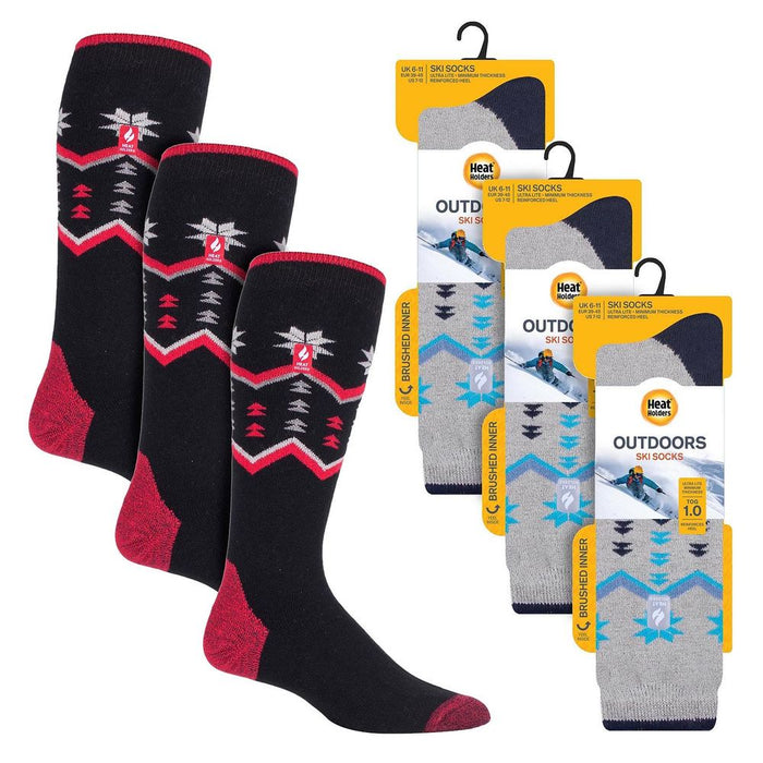 Men’s Heat Holders 3 Pack Ultra Lite Ski Socks