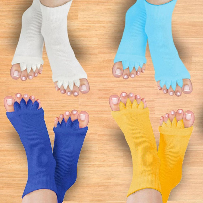 Relieve Foot Pain with Foot Alignment Socks, Choice of Colour, One Size Fits All