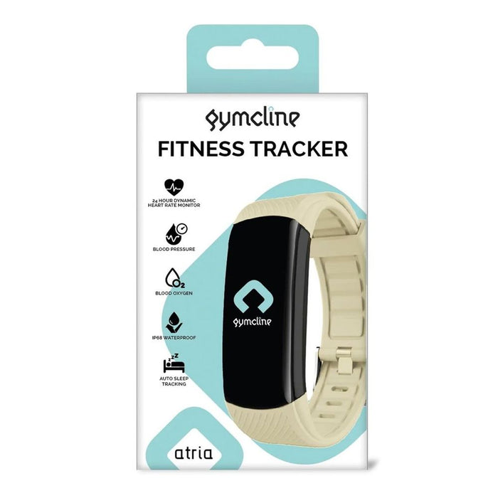 Gymcline Atria Fitness Tracker - 24H Activity Tracking, Cream - High-Quality Health Accessory