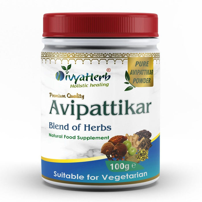 Digestive Support: Avipattikar Powder - Natural Ayurvedic Formula, Promotes Digestion & Balances Pitta Dosha, High Quality - 80g