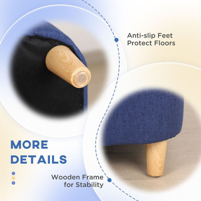 Premium Removable Washable Dog Sofa | Blue | Small Medium Large Dogs | Easy Assembly