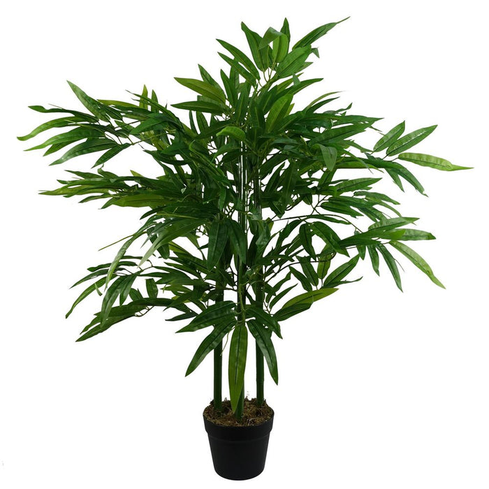 Realistic 90cm Artificial Bamboo Plant | Leaf Design | UK | Green | Premium Quality