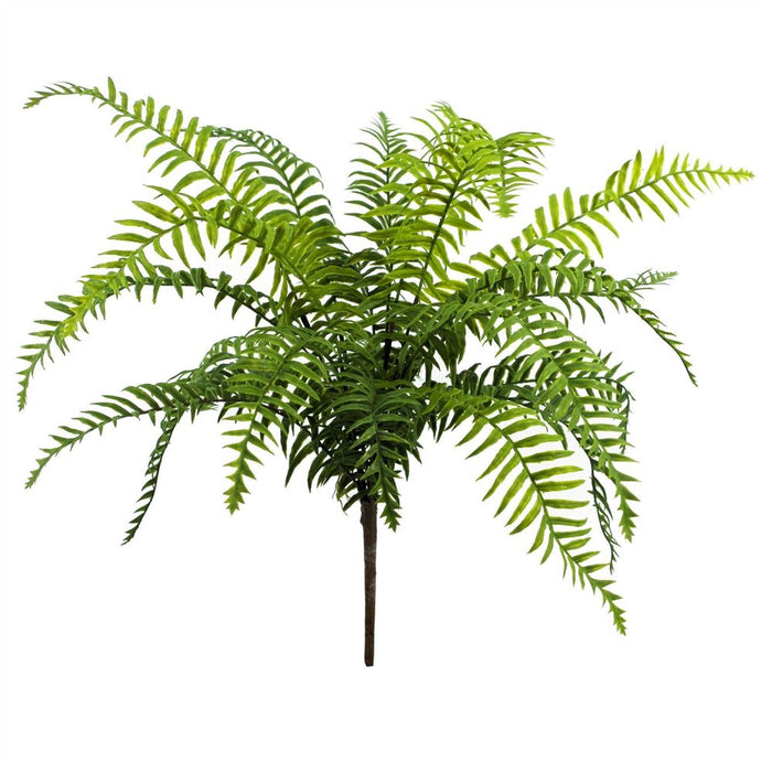 High Quality 50cm Fronded Fern Plant - Artificial, Realistic, Low Maintenance