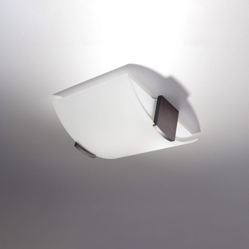 Emilio Modern Design Ceiling Lamp - Wood & Glass - High Quality E27