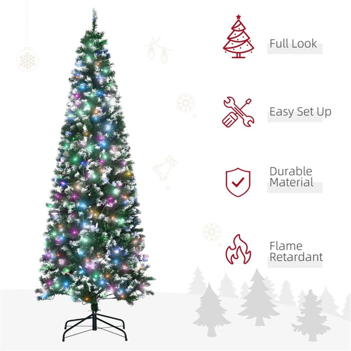 5 Ft Christmas Tree Artificial Green with multicoloured lights