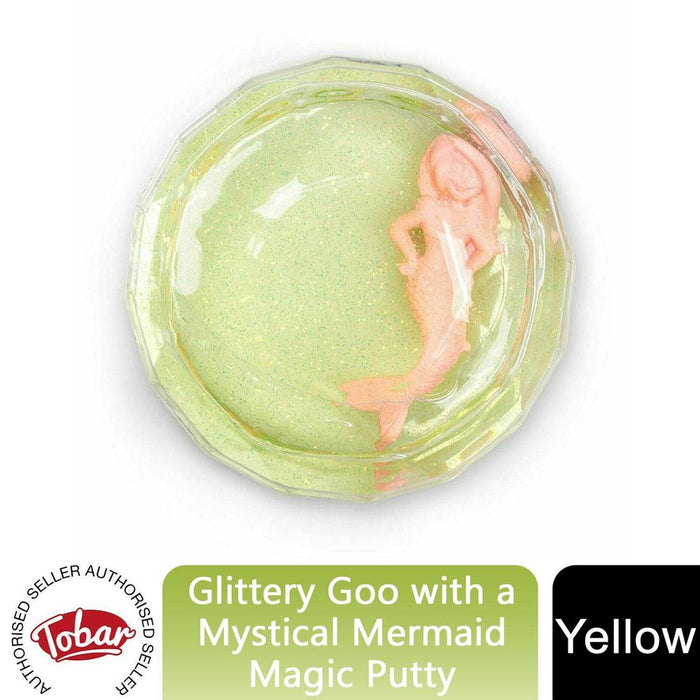 Tobar Glittery Goo - Mystical Mermaid Magic Putty (Yellow)