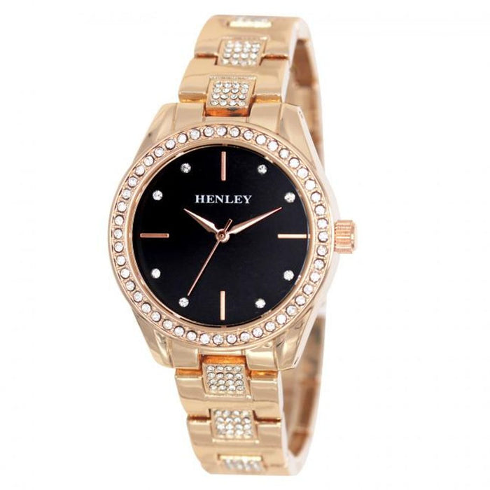 Henley Ladies Bling Dial Bracelet Watch H07324 Available Multiple Colour