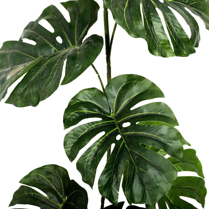 Artificial Monstera Leaf Garland Green 5.5ft