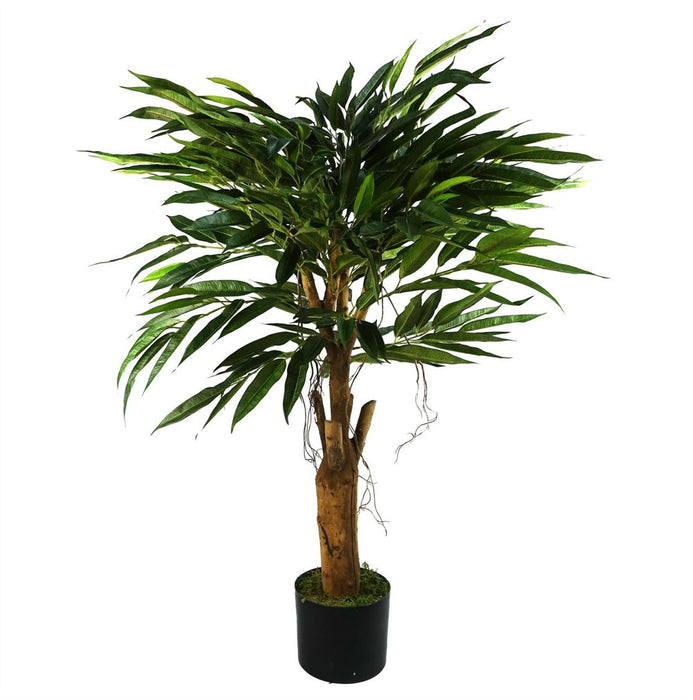 100cm Realistic Artificial Tree Ficus with Natural Trunk - High Quality