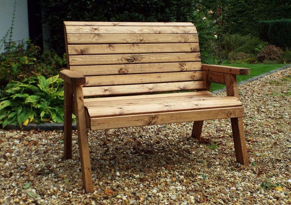 Premium Two-Seat Bench: Rot-Free, FSC Certified, UK-Made