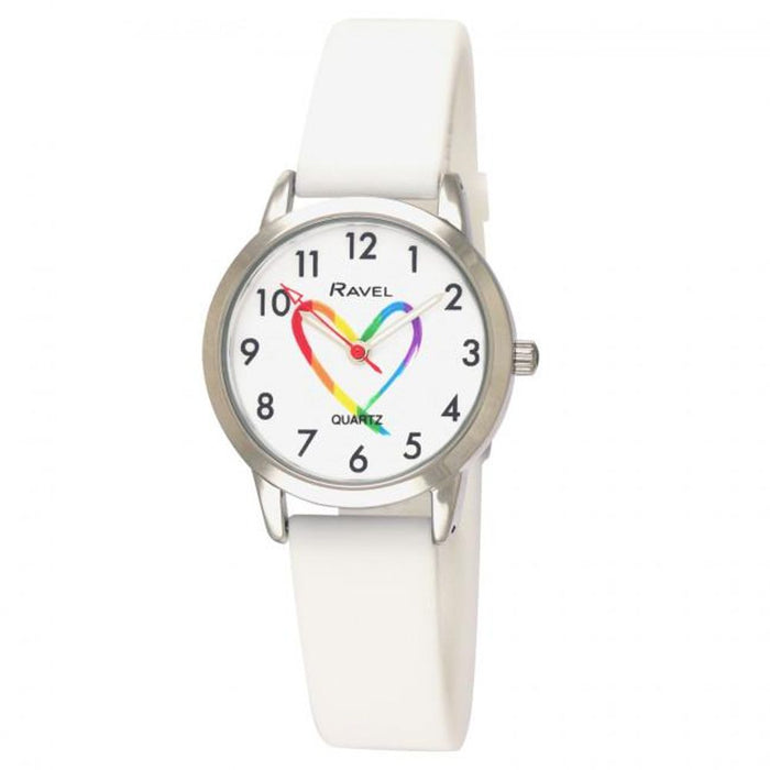 Ravel LGBTQ+ Pride White Silicone Watch - Limited Edition R1812.4S