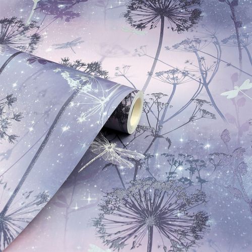 Damselfly Purple sw12 wallpaper