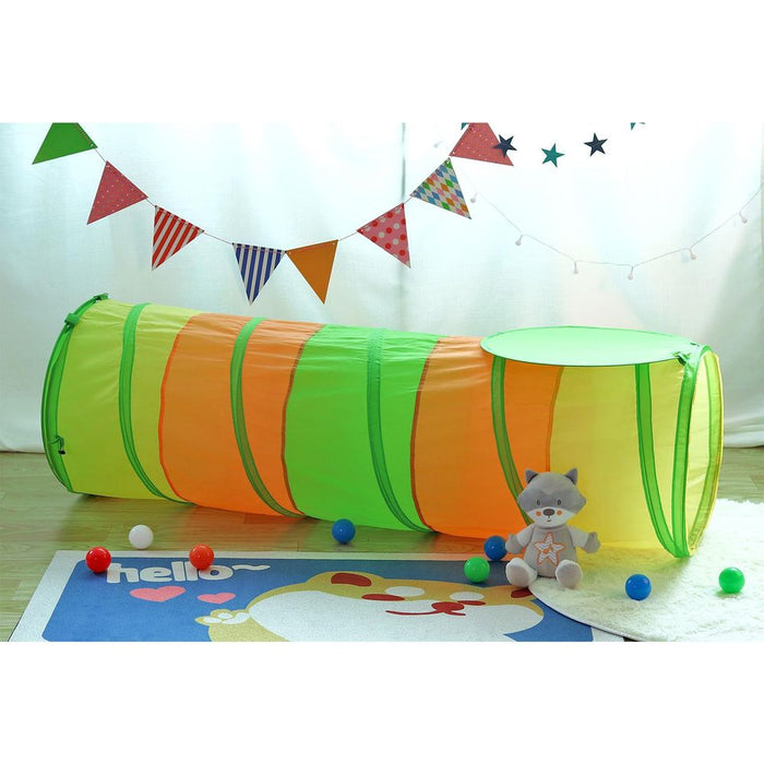 SOKA Play Tunnel Green Pop Up Dino Dinosaur Indoor or Outdoor Garden Play Tent for Kids Childrens