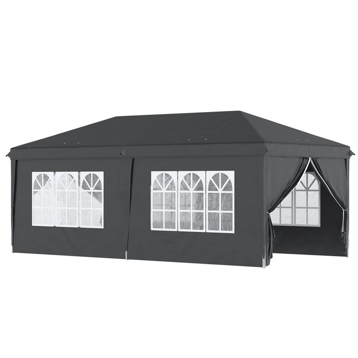 High-Quality Pop Up Gazebo: 3x6m, Adjustable Height, Storage Bag - Perfect for Outdoor Parties, Camping, and More!