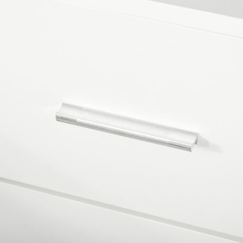 HOMCOM Bedside Table with 2 Drawers, Modern Nightstand, Cabinet Drawers Side Storage Unit for Bedroom, Living Room