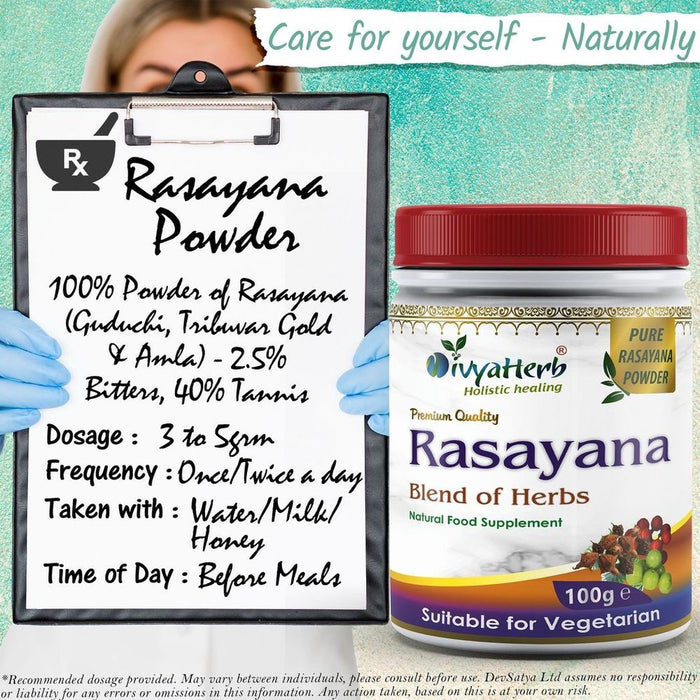 Premium Rasayana Powder for Rejuvenation & Immunity Boost