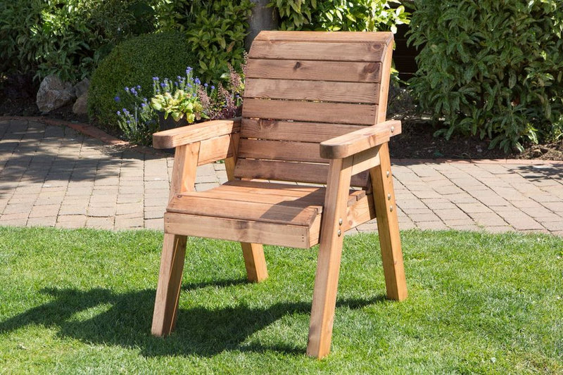 Timeless Quality: Charles Taylor Traditional Chair - Made in the UK, FSC Sourced, Water Repellent, 10-Year Guarantee