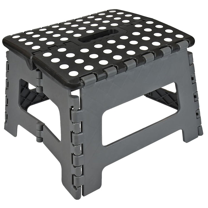 Folding Step Stool MEDIUM GREY/BLACK | AS-14955 | AS-20723