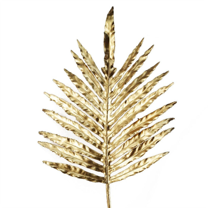 Premium 95cm Gold Palm Leaf - High Quality Artificial Plant Decoration - Wired Stems - Versatile & Easy to Arrange - Limited Stock