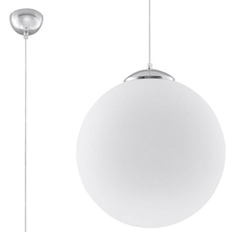 Minimalistic Pendant Lamp - Steel, Glass Ugo Design