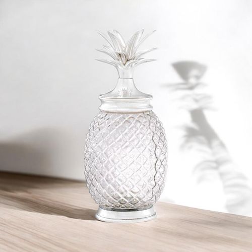 23CM NICKEL PLATED DECORATIVE PINEAPPLE