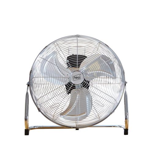 Neo High Velocity Chrome Metal Floor Freestanding Fan � 16 Inch