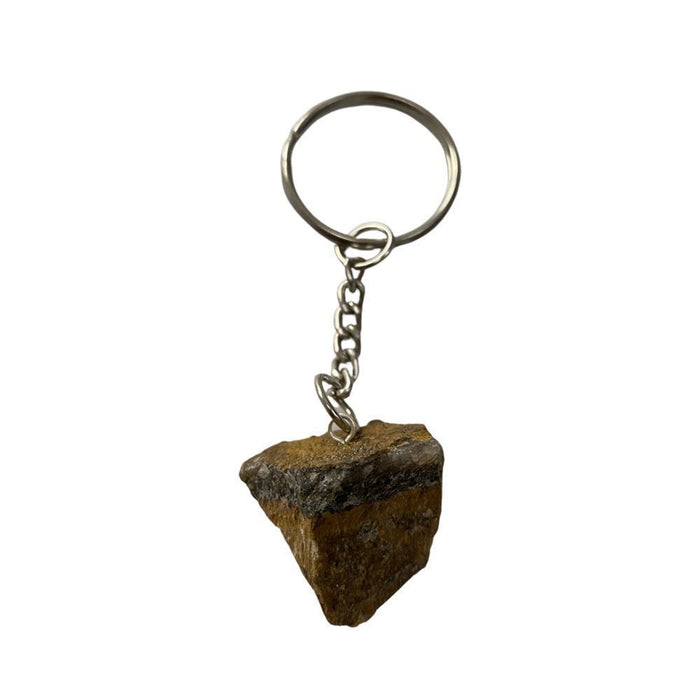 Raw Rough Cut Keychain, 9x3x3cm