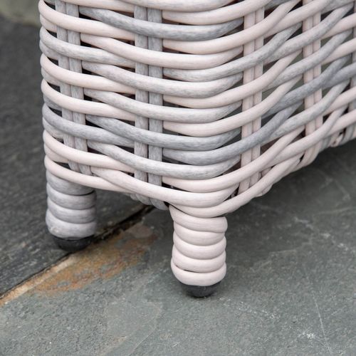 7 PCS Patio PE Rattan Wicker Dining Table Set Furniture w/ Tempered Glass