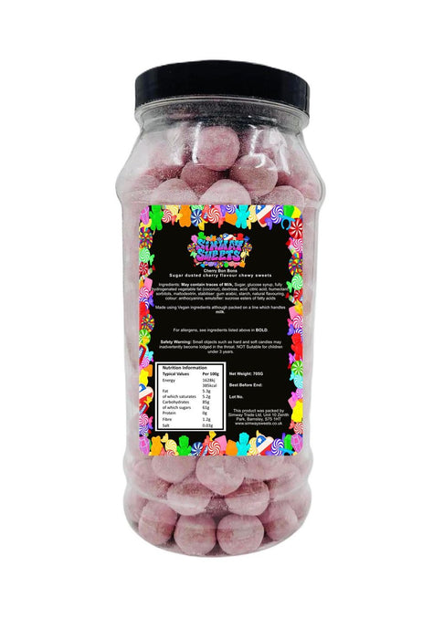 Premium Cherry BonBons - Retro Sweets Gift Jar. Fast Delivery. Best Quality.