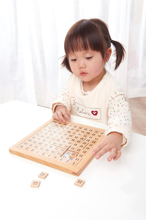 LELIN Wooden Hundred Board SKC9030 - Complete Math Learning Tool for Kids - Safe, High Quality