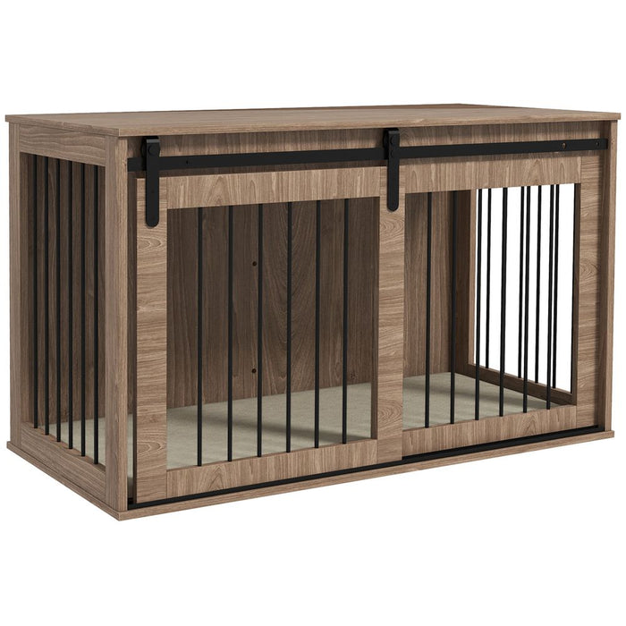 Luxury XL Dog Crate Furniture - Brown