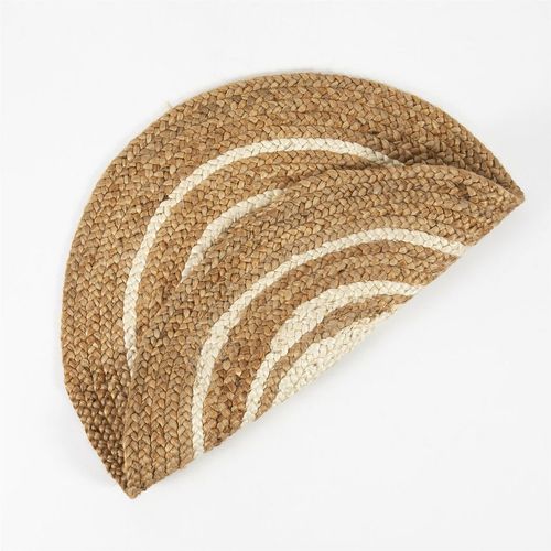 Altrincham Bleached Jute 120x120cm Circle Rug