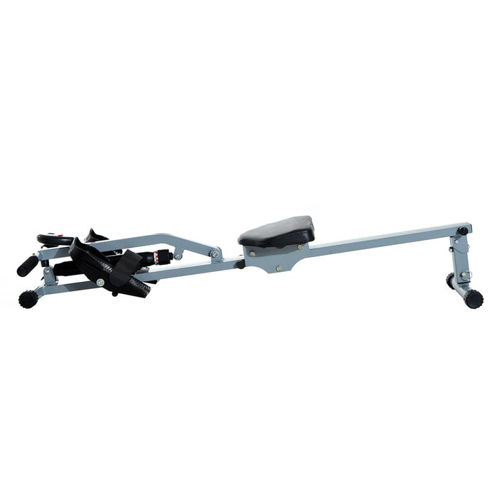 Premium HOMCOM 12-Level Rowing Machine for Total-Body Fitness & Cardio Training