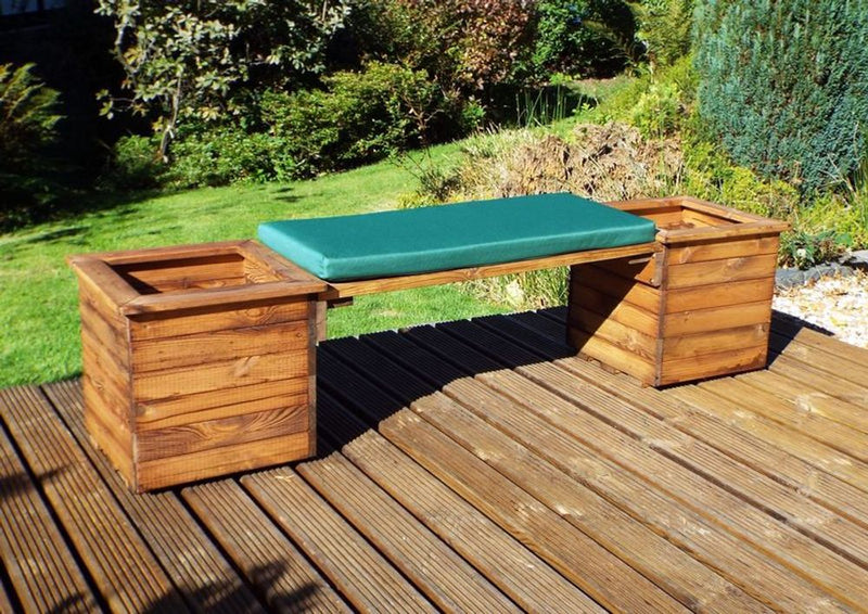 Premium Handcrafted Planter Bench - High-Quality FSC Wood - Rustproof Bolting - White Glove Delivery - 10 Year Rot Free Guarantee