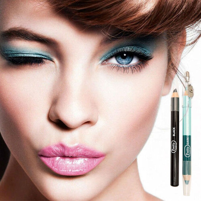 Pretty 3 in 1 Eyeshadow/Eyeliner Pencils with Sharpener