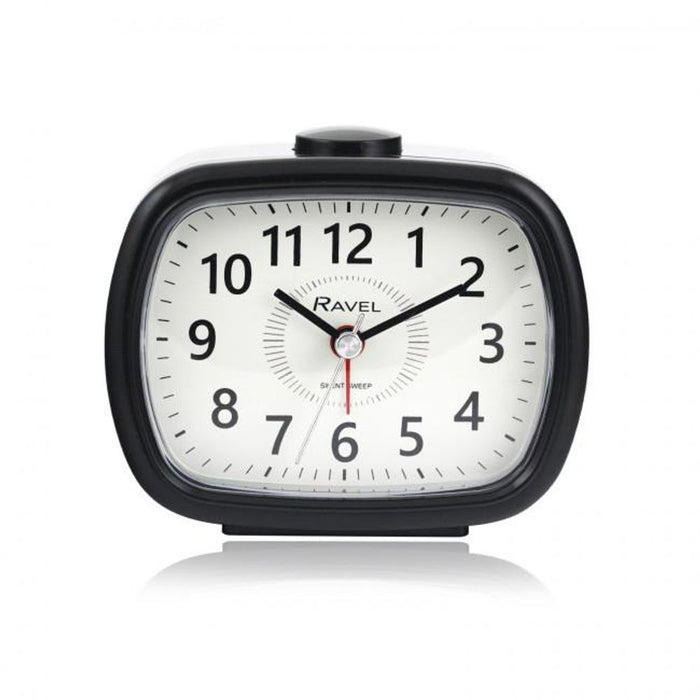 Ravel Mid-Size Alarm Clock - Black Quartz RC042.3