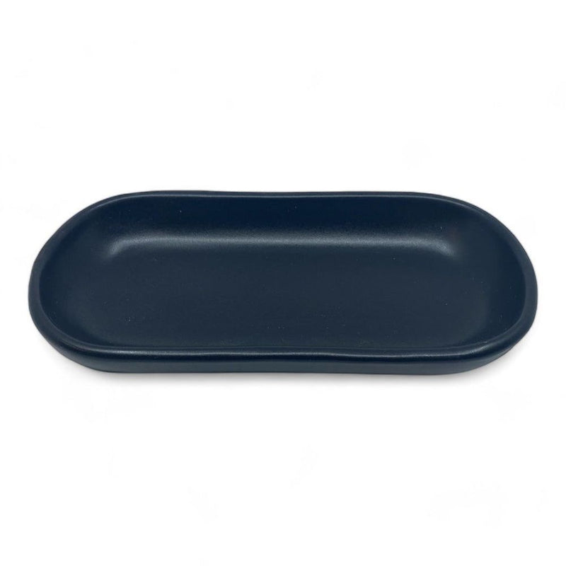Ceramic Snack&Dip Bowl Black Pearl Black 16cm