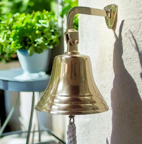 5" BRASS WALL BELL