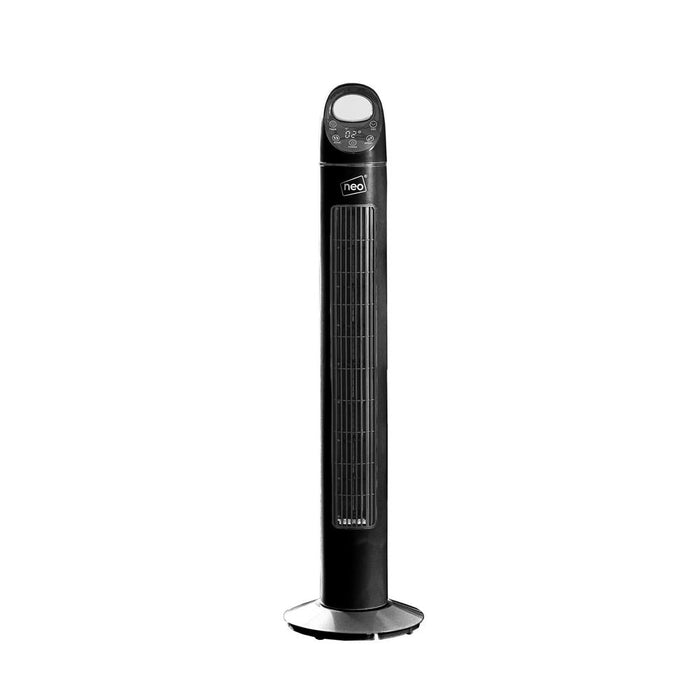 Neo 33" Aroma Fan - Black: Cooling, Aromatherapy, 3 Speeds