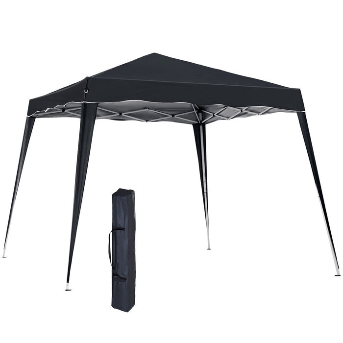 Outsunny Pop-Up Tent, 3Mx3M, Black - Shade, Quality, Easy Setup, Perfect for Outdoor Gatherings & Events.