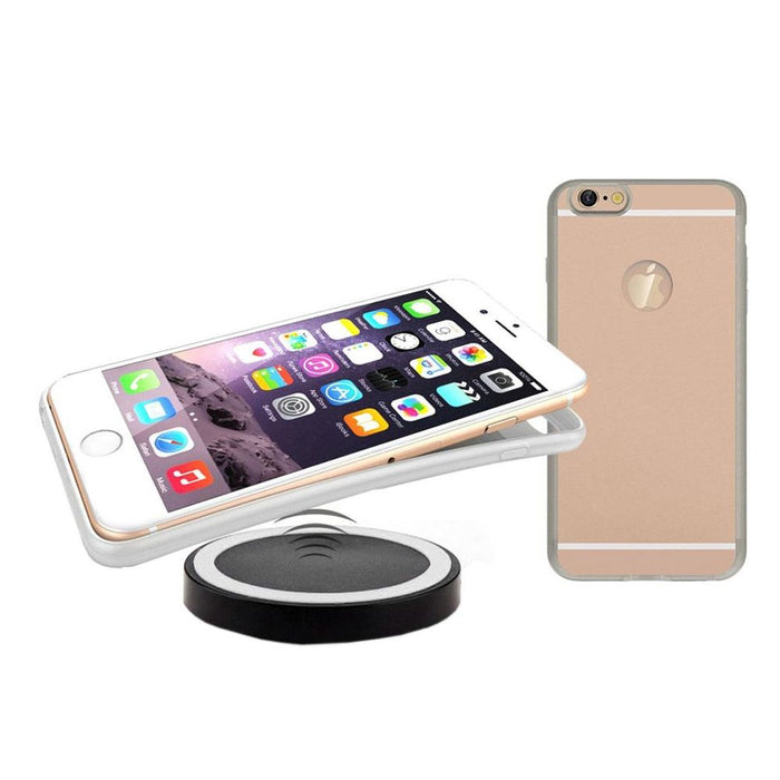 Aquarius Wireless Charging Case for 6/6S, Gold - High-quality, Efficient and Protective