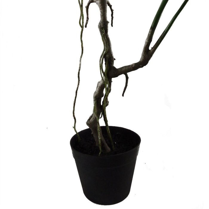 60cm Artificial Twisted Stem Monstera Plant