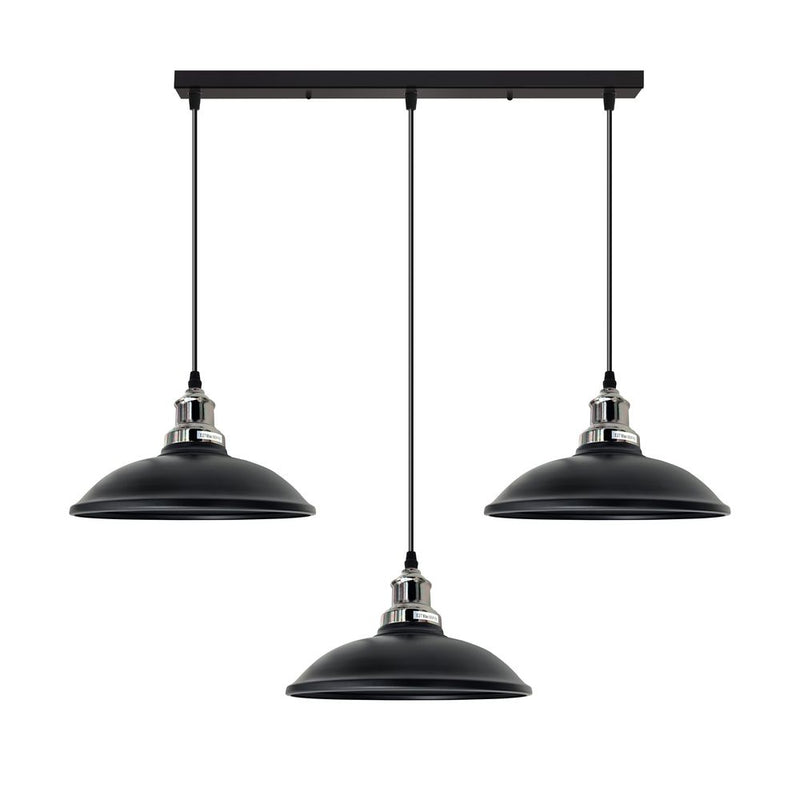 Industrial Vintage Kitchen Lights Chandelier Metal Shade Hanging E27 Pendant