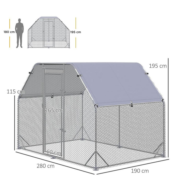 Spacious Chicken Coop | Roofed Run | Fits 4-6 Chickens | High Quality