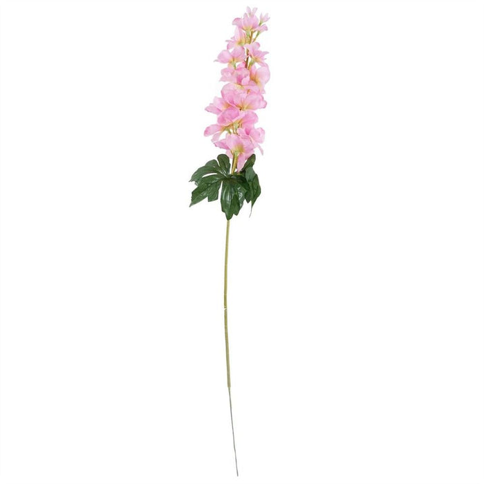 6pc 75cm Delphinium Pink Silk Stem - Premium Quality Artificial Flowers for Arrangements & Decor