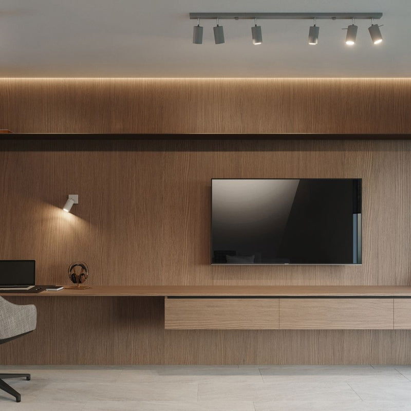 Modern Steel Ring Wall Lamp - High Quality GU10 Spotlight