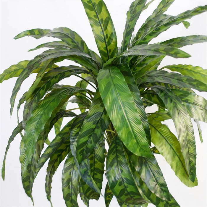 Ultra-Realistic 90cm Variegated Artificial Calathea Plant: Perfect for All Decor Styles!